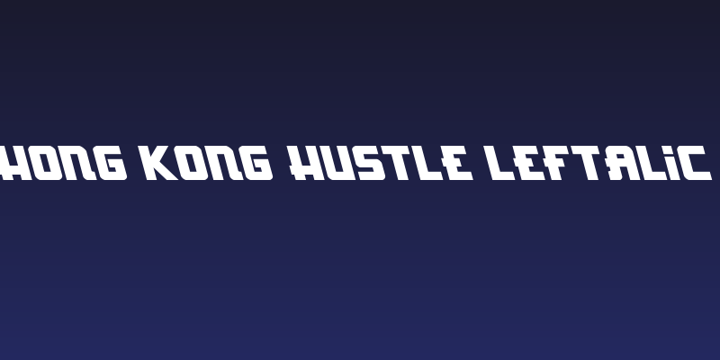 Hong Kong Hustle Leftalic Social Header