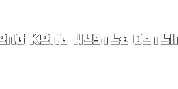 Hong Kong Hustle Outline Logo