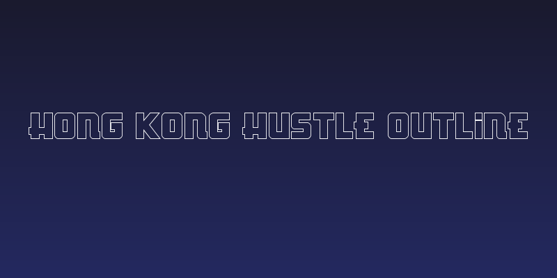 Hong Kong Hustle Outline Social Header
