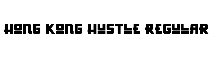 Hong Kong Hustle Regular  les polices de caractères gratuit tlcharger