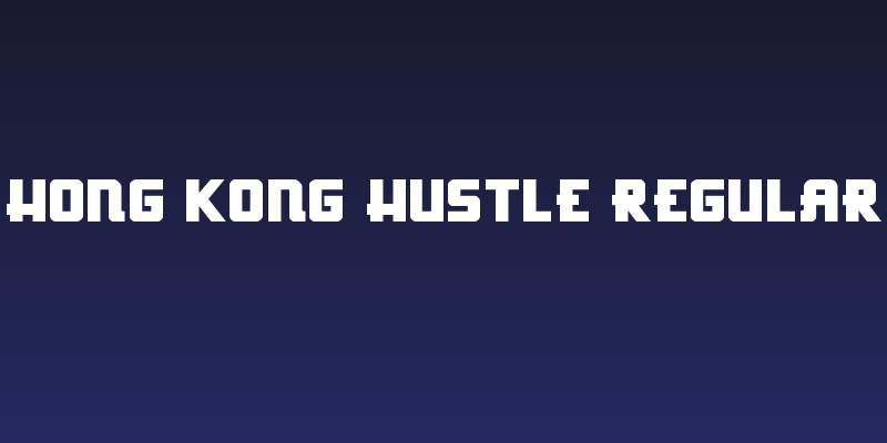 Hong Kong Hustle Regular Social Header