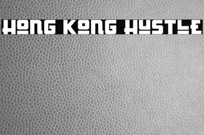 Hong Kong Hustle Font examples