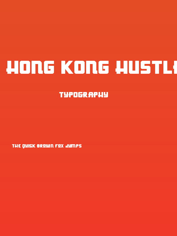 Hong Kong Hustle Poster