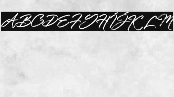 Hong Kong Script Brush Font examples