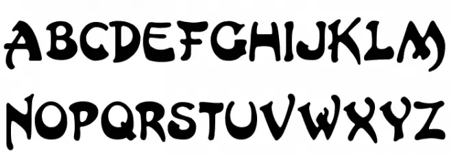 HongKong Schriftart Groß