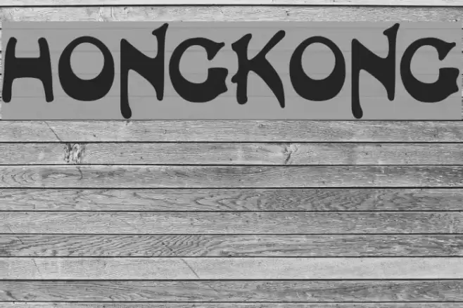 HongKong Шрифта examples