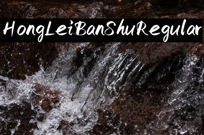 HongLeiBanShu Regular Example 2