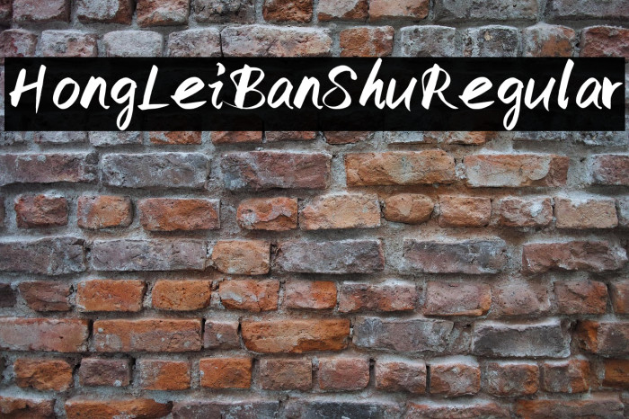 HongLeiBanShu Regular Example 3