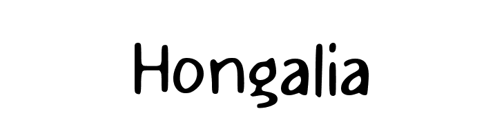 Hongalia  Frei Schriftart Herunterladen