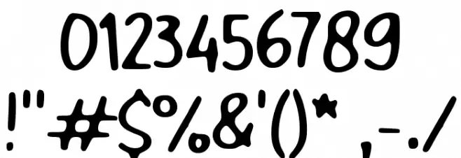 Hongalia Font OTHER CHARS