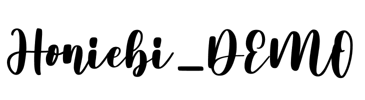 Honiebi_DEMO  Free Fonts Download