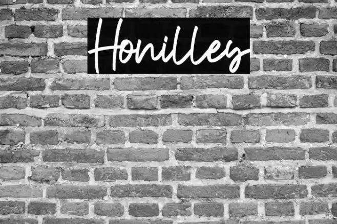 Honilley Font examples