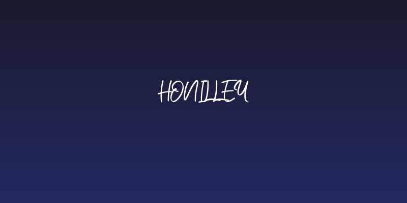 Honilley Social Header