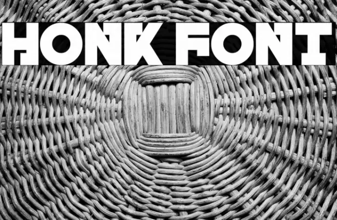 Honk Font examples
