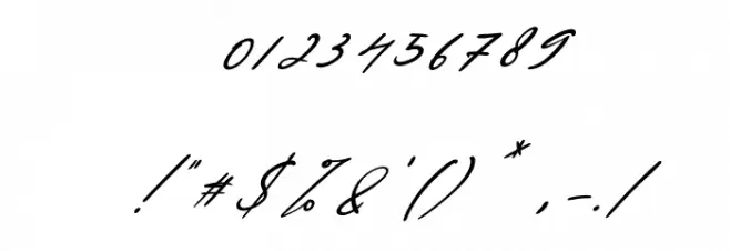 Honney Suggary Italic Font OTHER CHARS