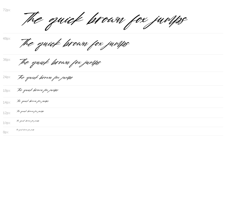 Honney Suggary Italic Waterfall