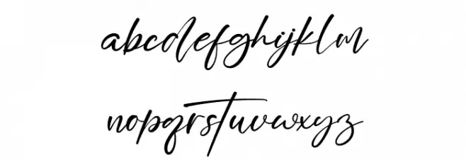 Honney Suggary Schriftart Kleinbuchstaben