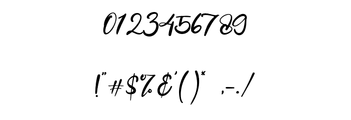 HonneyBaby Font OTHER CHARS