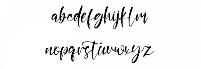 HonneyBaby Caratteri MINUSCOLO