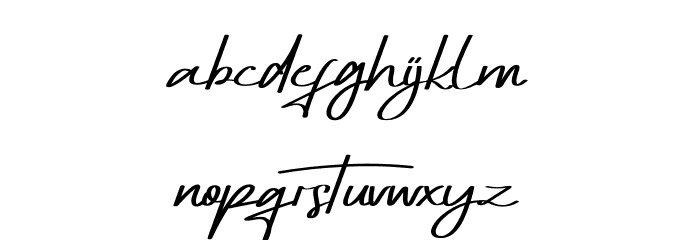 Honofly Font LOWERCASE