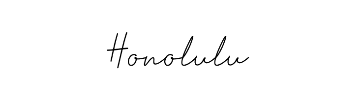 Honolulu  font caratteri gratis