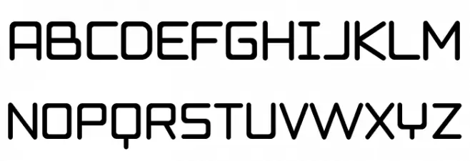 Honor Medium Font UPPERCASE