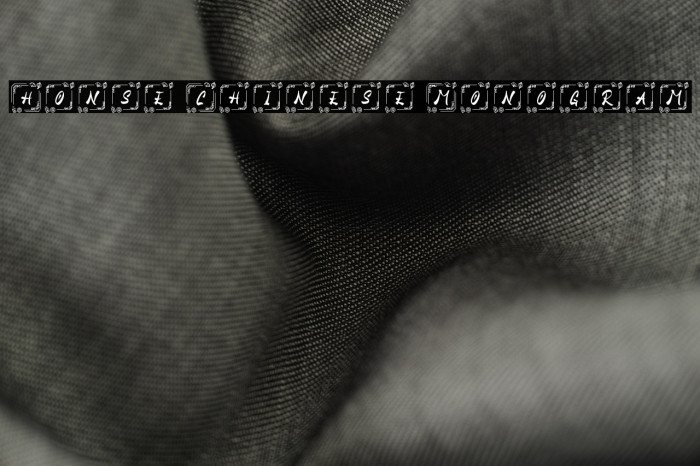 Honse Chinese Monogram Example 2