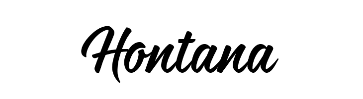 Hontana  les polices de caractères gratuit tlcharger