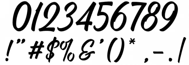 Hontana Font OTHER CHARS