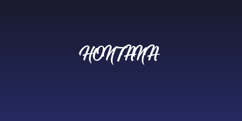 Hontana Social Header