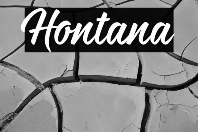Hontana Font examples