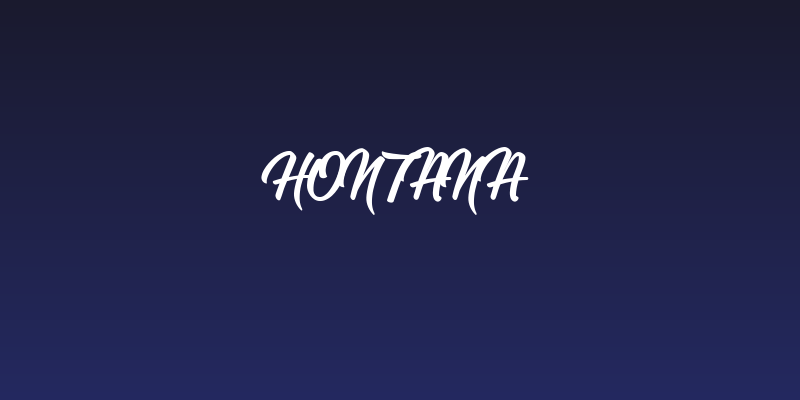Hontana Social Header