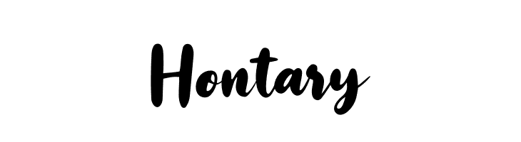 Hontary  font caratteri gratis