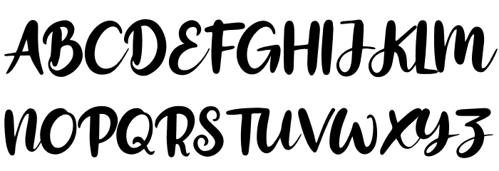 Hontary Font UPPERCASE
