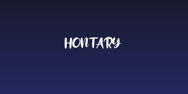Hontary Social Header