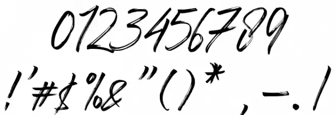 Honuzima Font OTHER CHARS