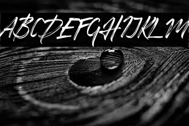 Honuzima Font examples