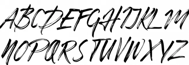 Honuzima Schriftart Groß