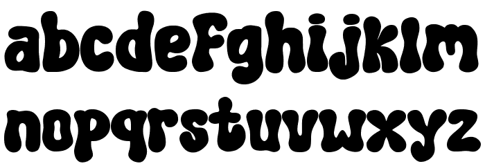 Hony Moon Font LOWERCASE