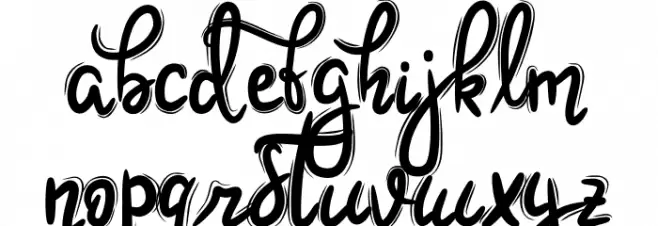 Hoobie Schriftart Groß