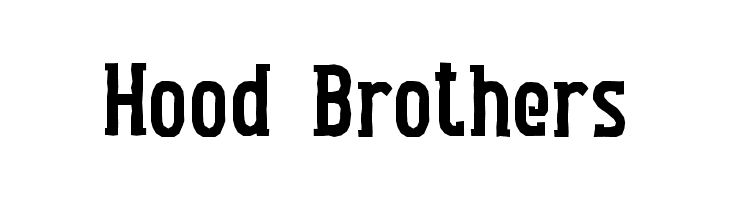 Hood Brothers  font caratteri gratis