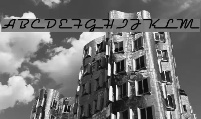 Hood Ornament Font examples