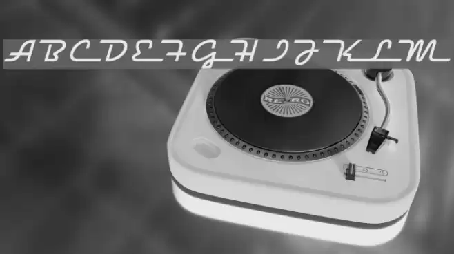 Hood Ornament Font examples