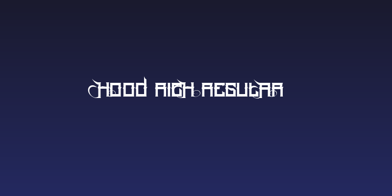 Hood Rich Regular Social Header