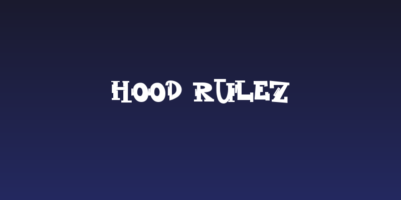 Hood Rulez Social Header