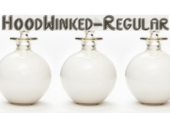 HoodWinked-Regular Font examples