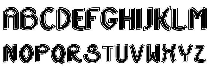 HoodWinked-Regular Font LOWERCASE