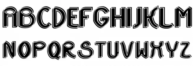 HoodWinked-Regular Font LOWERCASE