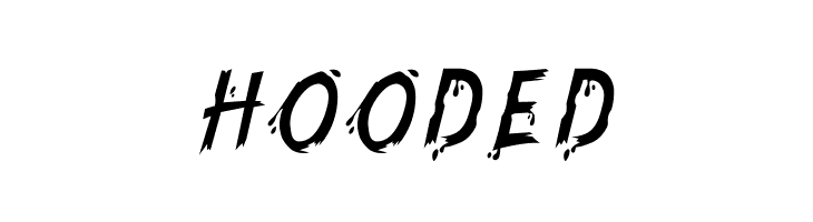 Hooded  नि: शुल्क फ़ॉन्ट्स डाउनलोड