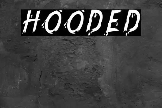 Hooded Font examples